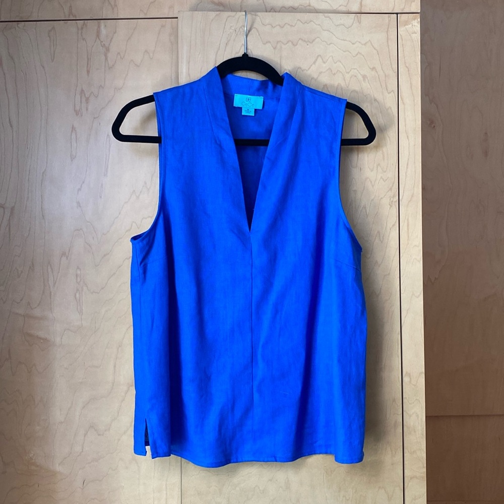 Linen Sleeveless Top